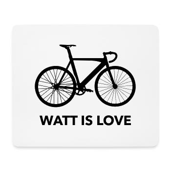 Watt is Love Road - Mouse Pad (horizontal) - white - Front