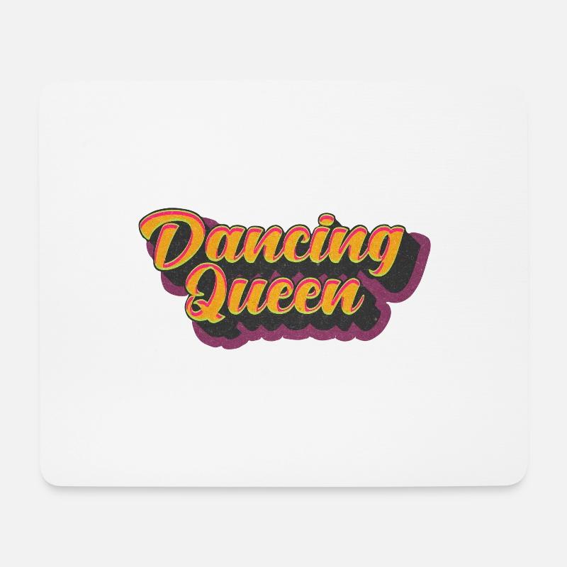 Tanzkönigin - Mousepad (Querformat) - Weiß