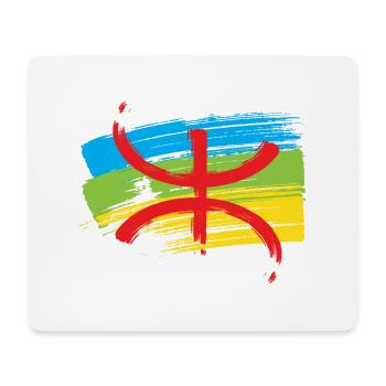 Amazigh Flag (Künstlerische Variante) - Mousepad (Querformat) - Weiß - Vorne