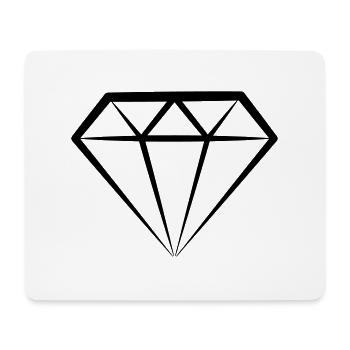 Diamond - Mouse Pad (horizontal) - white - Front