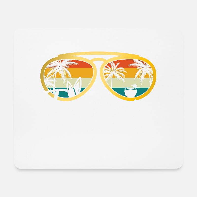 Teacher off Duty - Mousepad (Querformat) - Weiß