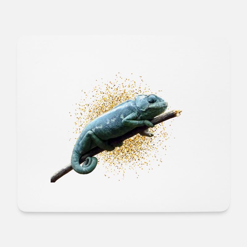 chameleon - Mouse Pad (horizontal) - white