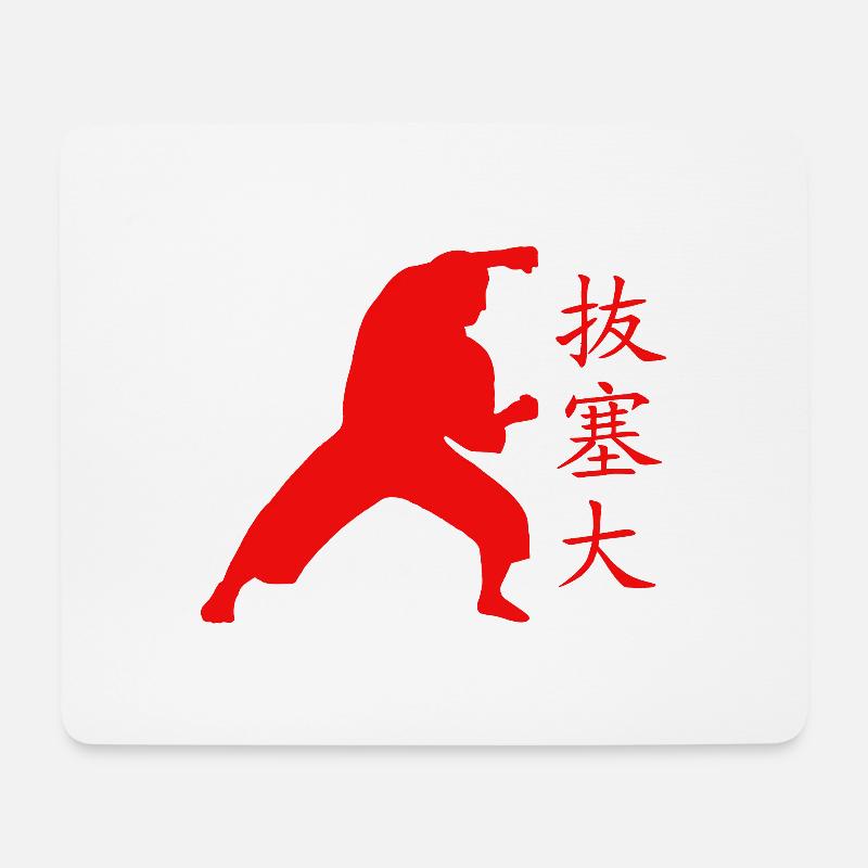 Bassai Dai - Mousepad (Querformat) - Weiß