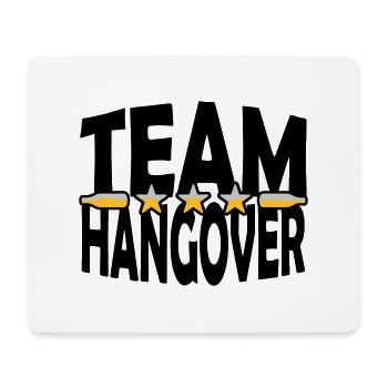 Beer bottles Team Hangover - Mouse Pad (horizontal) - white - Front