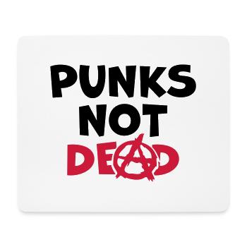 Zitat punks not dead - Mousepad (Querformat) - Weiß - Vorne