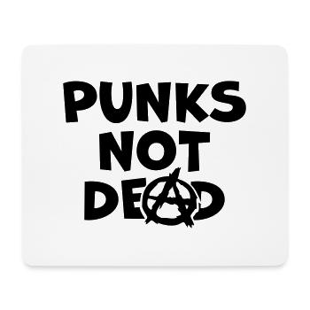 Punks not dead Zitat - Mousepad (Querformat) - Weiß - Vorne