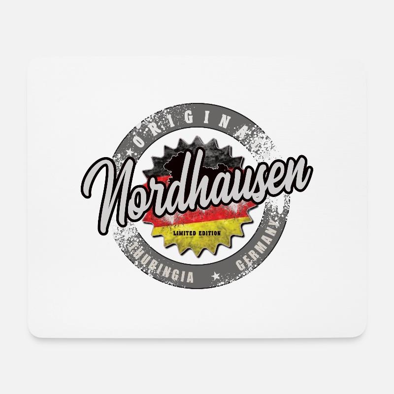 Original Germany Thüringen Nordhausen - Mousepad (Querformat) - Weiß