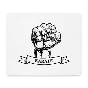 Karate - Mousepad (Querformat) - Weiß - Vorne