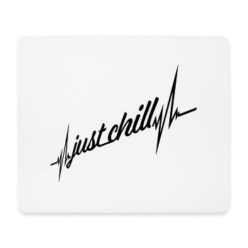 Just Chill Frequency Pulse - Mouse Pad (horizontal) - white - Front