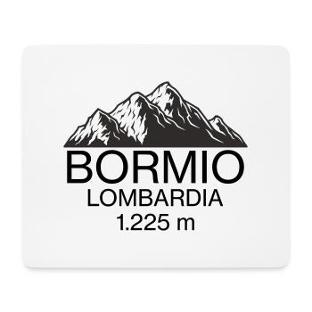 Bormio-Logo - Mousepad (Querformat) - Weiß - Vorne