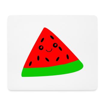 Melone - Mousepad (Querformat) - Weiß - Vorne