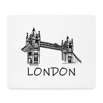 london - Mouse Pad (horizontal) - white - Front