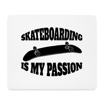 Skateboard Skaten Longboard Skateboarding Skater - Mousepad (Querformat) - Weiß - Vorne