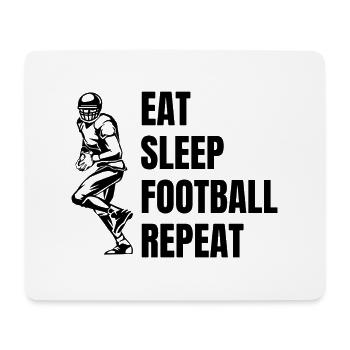 Fan de football américain Entraîneur de football américain - Tapis de souris (format paysage) - blanc - Devant