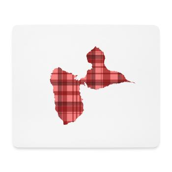 Guadeloupe - Mousepad (Querformat) - Weiß - Vorne
