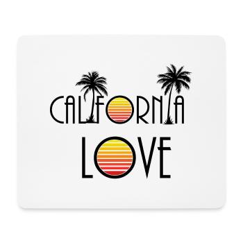 california love - Tapis de souris (format paysage) - blanc - Devant