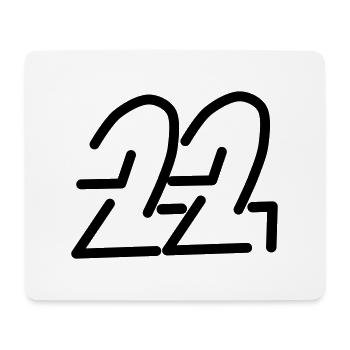 22 - Mouse Pad (horizontal) - white - Front