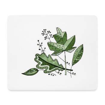 Liste - Mousepad (Querformat) - Weiß - Vorne