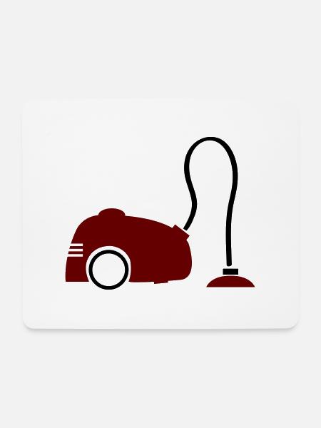 Staubsauger - Mousepad (Querformat) - Weiß