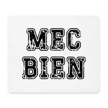 mec bien - Tapis de souris (format paysage) - blanc - Devant