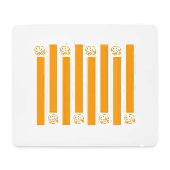 boardgame chess backgammon game night - Mousepad (Querformat) - Weiß - Vorne