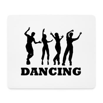 Dancing Dance Music - Mouse Pad (horizontal) - white - Front