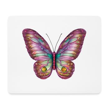 Schmetterling Tier Falter Insekt - Mousepad (Querformat) - Weiß - Vorne