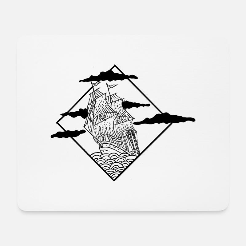 Ship - Mouse Pad (horizontal) - white