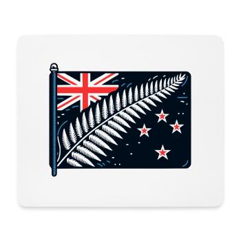 Nouvelle-Zélande Aotearoa Kiwi 10 - Tapis de souris (format paysage) - blanc - Devant