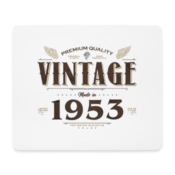 71 ans vintage 1953 édition limitée 71ème - Tapis de souris (format paysage) - blanc - Devant