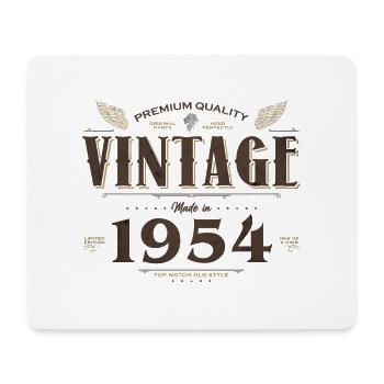 70 ans vintage 1954 édition limitée 70ème - Tapis de souris (format paysage) - blanc - Devant