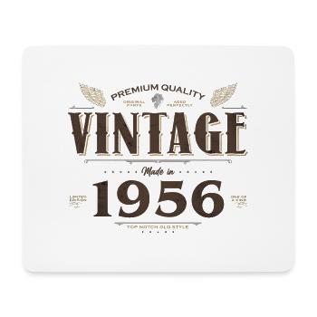 68 Years Old Vintage 1956 Limited Edition 68th - Mouse Pad (horizontal) - white - Front