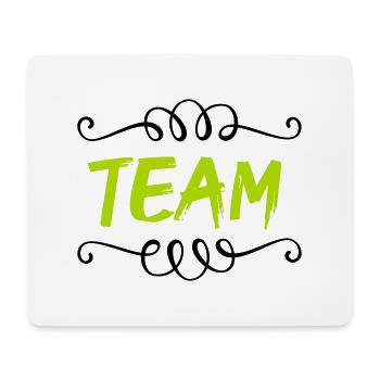 team - Mouse Pad (horizontal) - white - Front