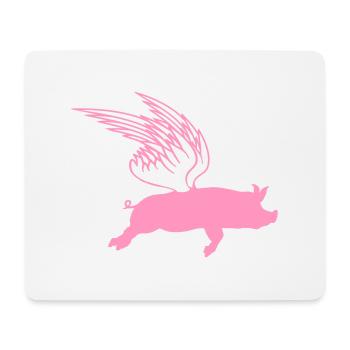 When Flying Wings Flying Pigs Can Fly - Mouse Pad (horizontal) - white - Front