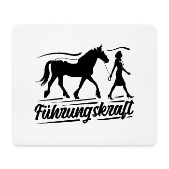Führungskraft Pferd Reiten Geschenkidee Humor - Mousepad (Querformat) - Weiß - Vorne