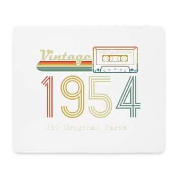 1954 Original 1954 Vintage Vintage Retro anniversa - Mouse Pad (horizontal) - white - Front