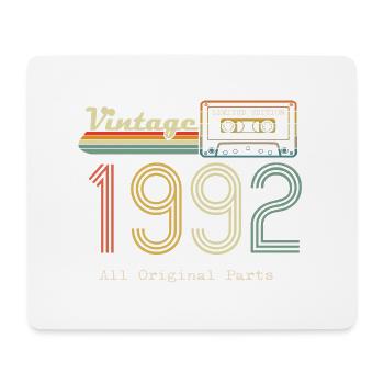 1992 Original 1992 Vintage Vintage Retro Jahrestag - Mousepad (Querformat) - Weiß - Vorne