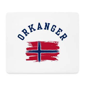 Orkanger, Norvège - Tapis de souris (format paysage) - blanc - Devant