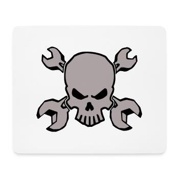TOOLSKULL - 2C - Mouse Pad (horizontal) - white - Front