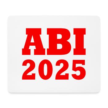 Abi 2025 - Mousepad (Querformat) - Weiß - Vorne