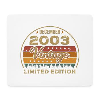 Birthday December 2003 Gift December 2003 - Mouse Pad (horizontal) - white - Front