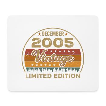 Geburtstag Dezember 2005 Geschenk Dezember 2005 - Mousepad (Querformat) - Weiß - Vorne