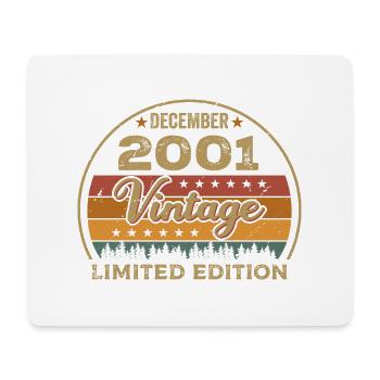 Geburtstag Dezember 2001 Geschenk Dezember 2001 - Mousepad (Querformat) - Weiß - Vorne