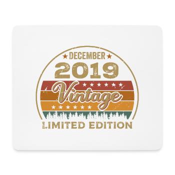 Geburtstag Dezember 2019 Geschenk Dezember 2019 - Mousepad (Querformat) - Weiß - Vorne