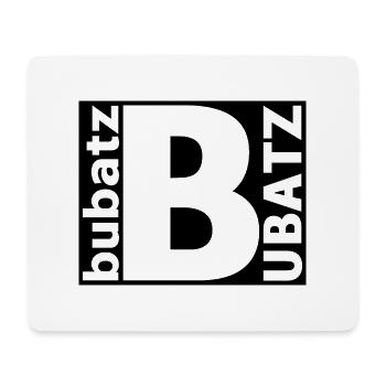 Bubatz logo - Mousepad (Querformat) - Weiß - Vorne
