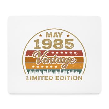 Mai Geschenk Mai 1985 Jubiläum Mai 1985 May 1985 - Mousepad (Querformat) - Weiß - Vorne