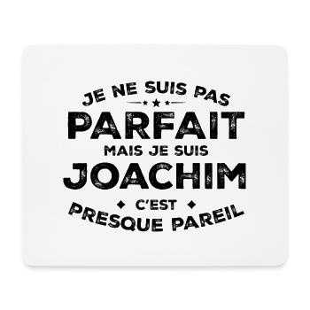 Joachim Un Prénom, Une Attitude L’Humour Joachim - Tapis de souris (format paysage) - blanc - Devant