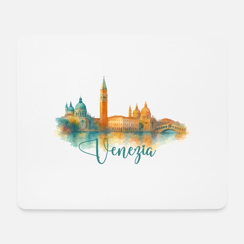 Venice Venezia City - Mouse Pad (horizontal) - white