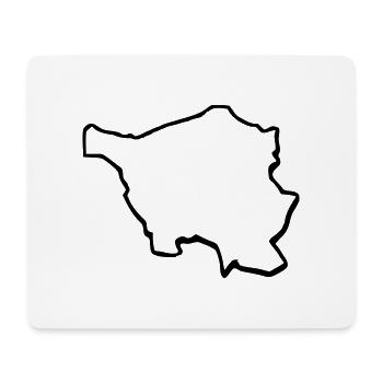 Saarland - Mousepad (Querformat) - Weiß - Vorne