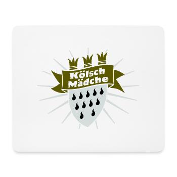 Kölsch Mädche - Mousepad (Querformat) - Weiß - Vorne